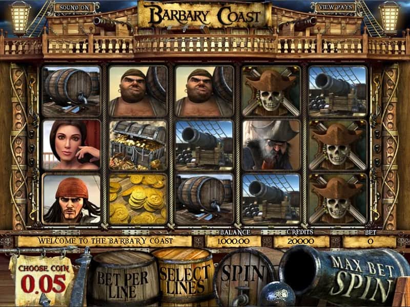 Barbary Coast Online Slots Machine