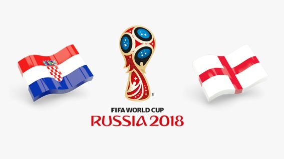 FIFA World Cup 2018 Semi Finals Croatia-VS-England